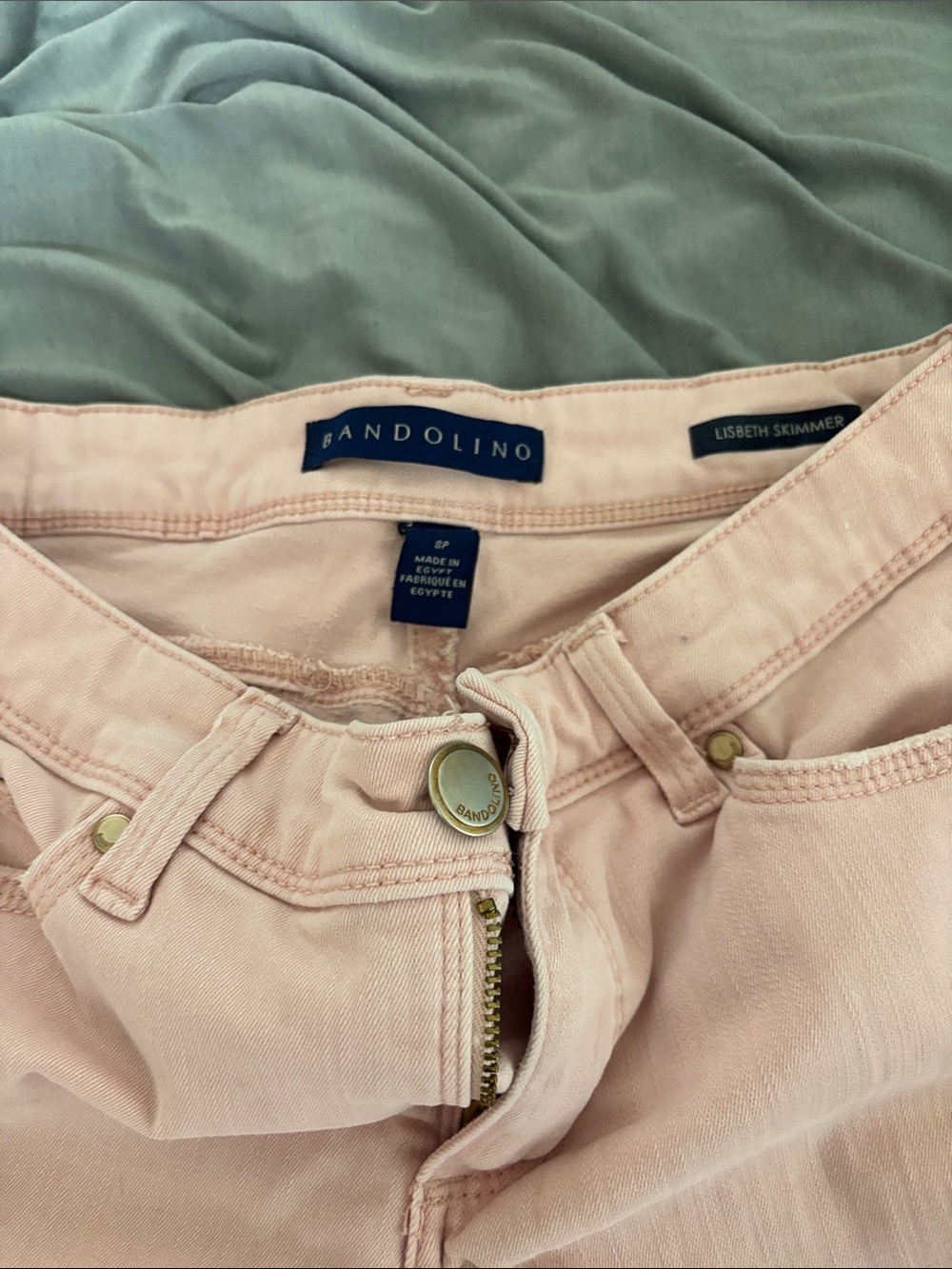 Bandolino Lisbeth Skimmer Light Pink Capris